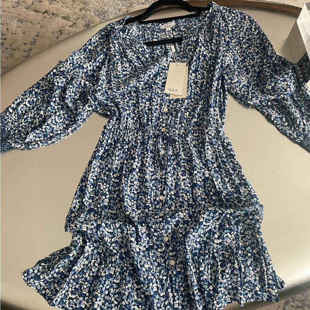 NWT Rails cute blue floral dress.